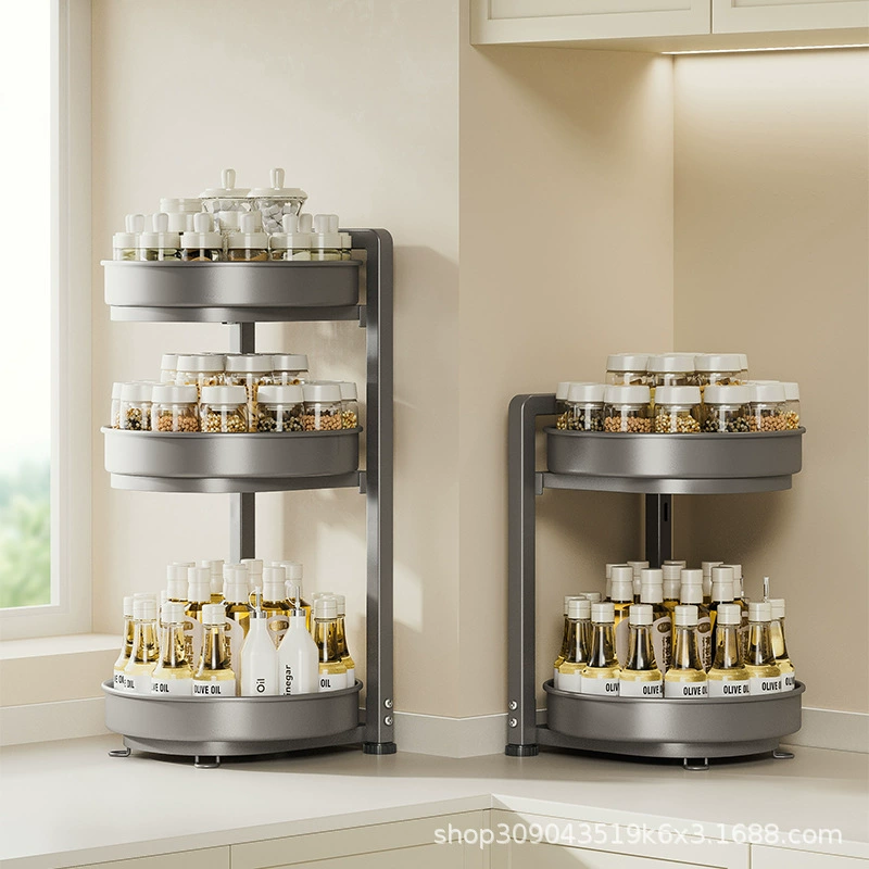 Storage Rack Storage Box Countertop Rotating Kitchen — spice rack wholesale pick on SpiceShelf