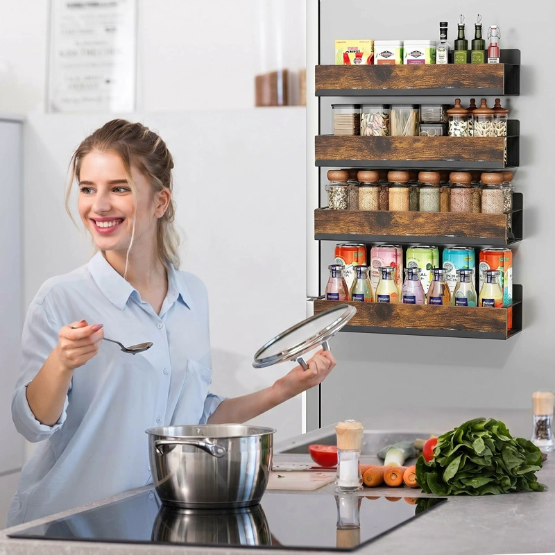 Spice Rack Magnetic Shelf Rack No-drill Kitchen — spice rack wholesale pick on SpiceShelf