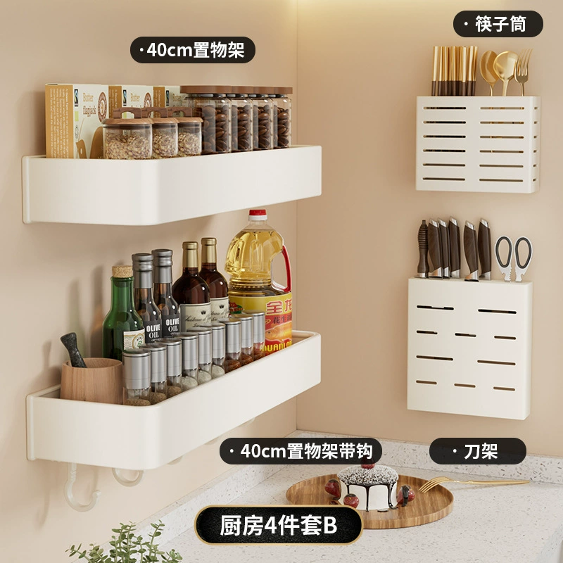 Spice Rack Wall-mounted Storage Rack No-drill Kitchen — spice rack wholesale pick on SpiceShelf