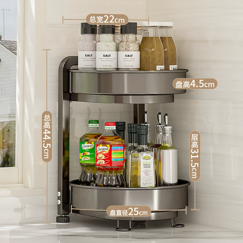 Storage Rack Storage Box Countertop Rotating Kitchen — spice rack wholesale pick on SpiceShelf