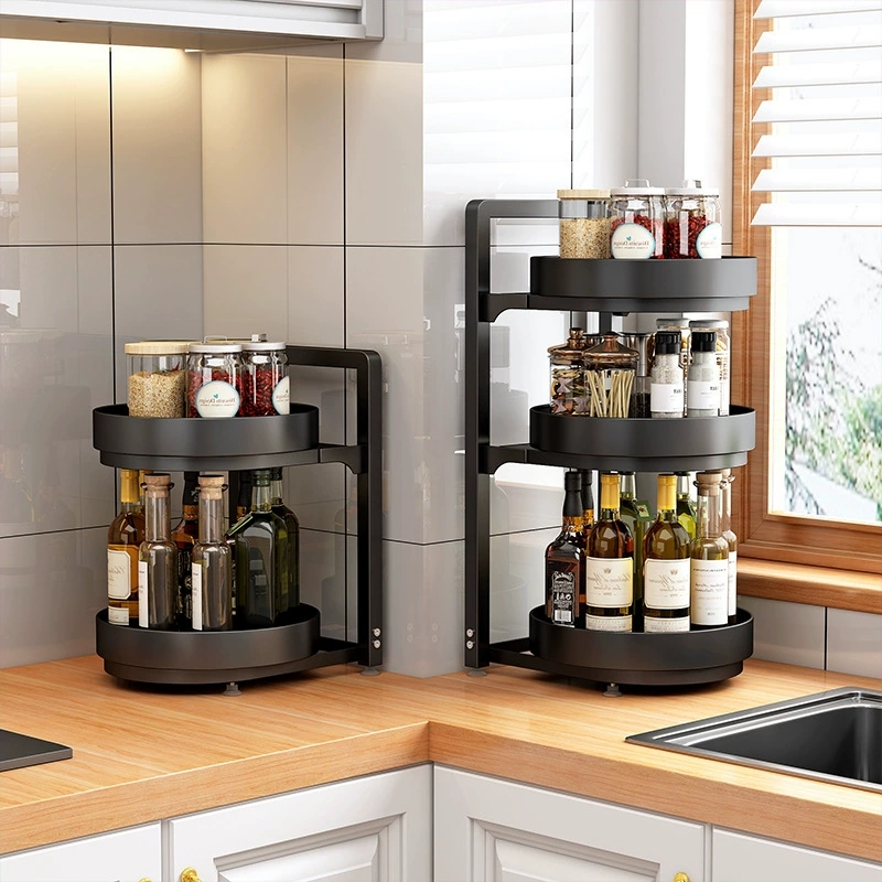 Storage Rack Countertop Rotating Kitchen Home — spice rack wholesale pick on SpiceShelf