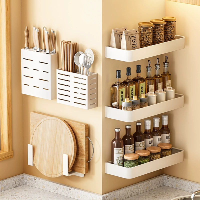 Wall-mounted Shelf Rack No-drill Kitchen Home — spice rack wholesale pick on SpiceShelf