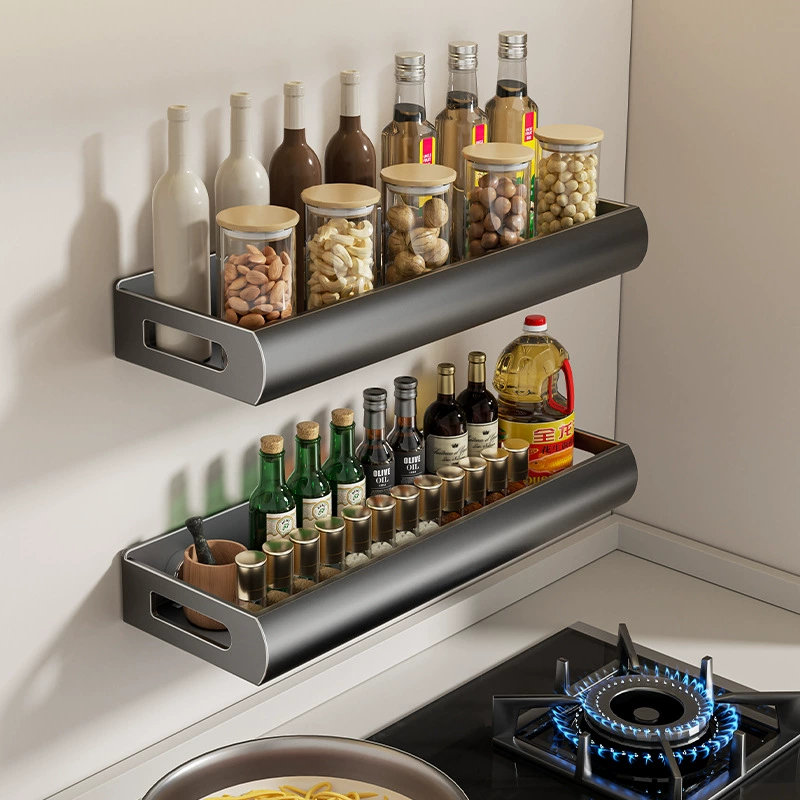 Spice Rack Wall-mounted Shelf Rack No-drill Kitchen — spice rack wholesale pick on SpiceShelf