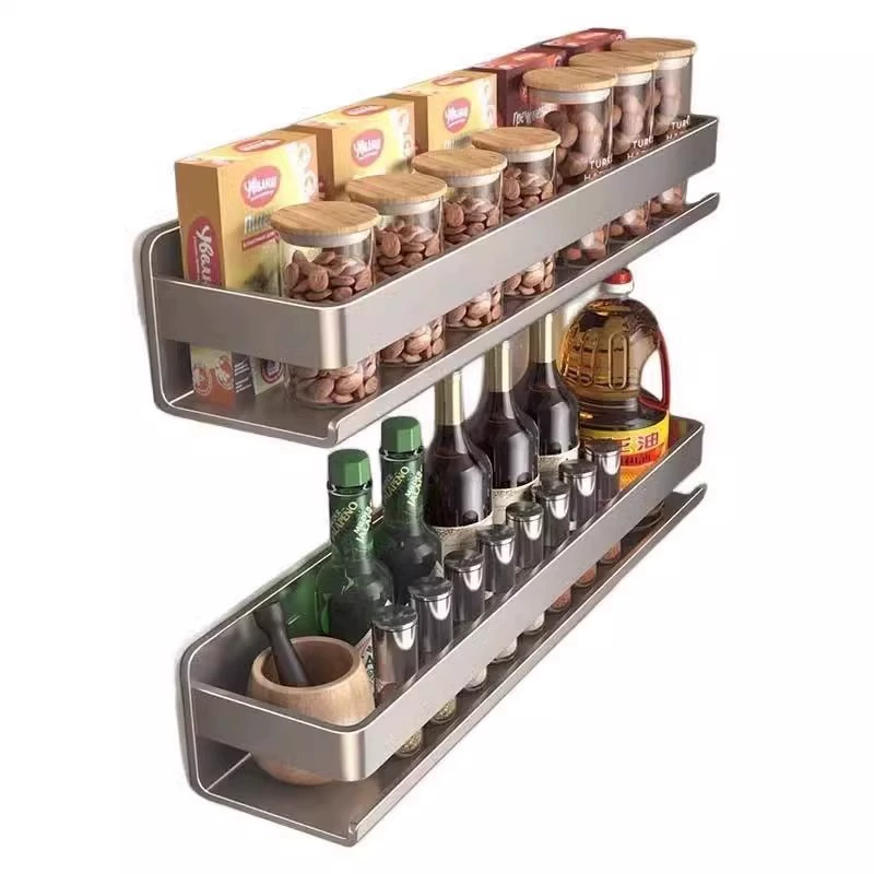 Spice Rack Wall-mounted Shelf Rack No-drill Kitchen — spice rack wholesale pick on SpiceShelf