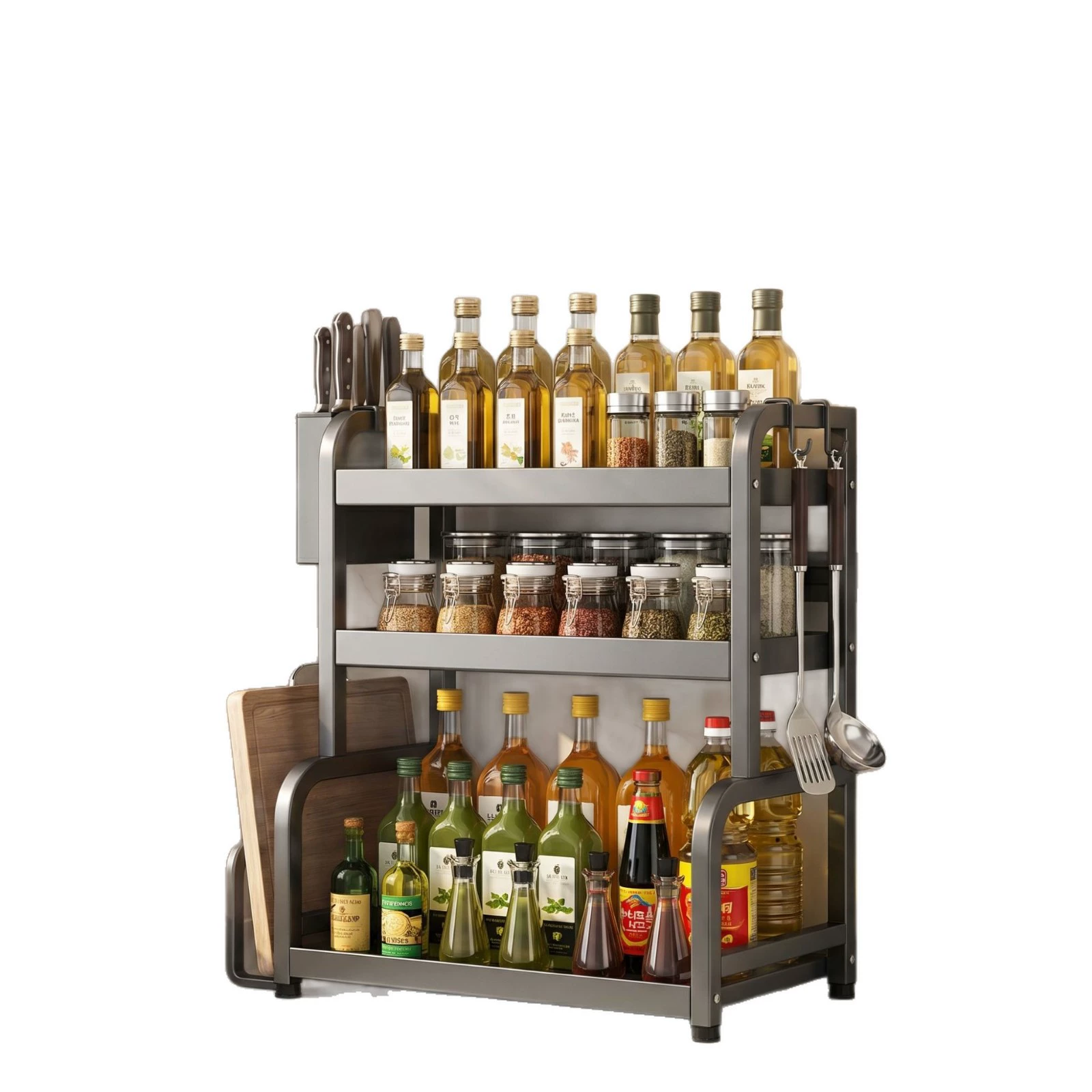 Storage Rack Multi-tier Countertop Kitchen — spice rack wholesale pick on SpiceShelf