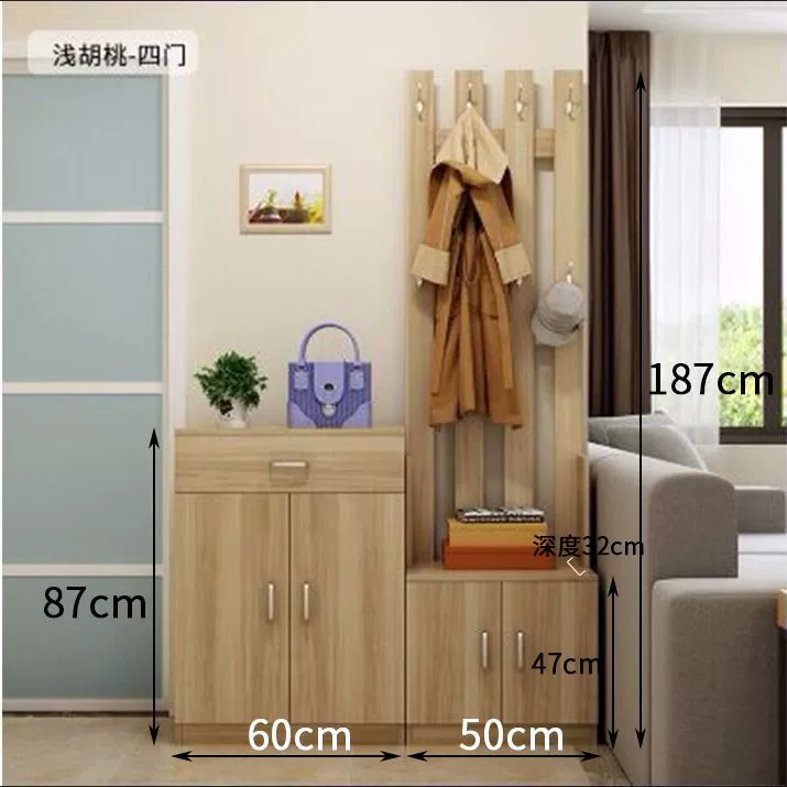 Garment Rack Freestanding Shoe Cabinet Wardrobe Hanger — spice rack wholesale pick on SpiceShelf