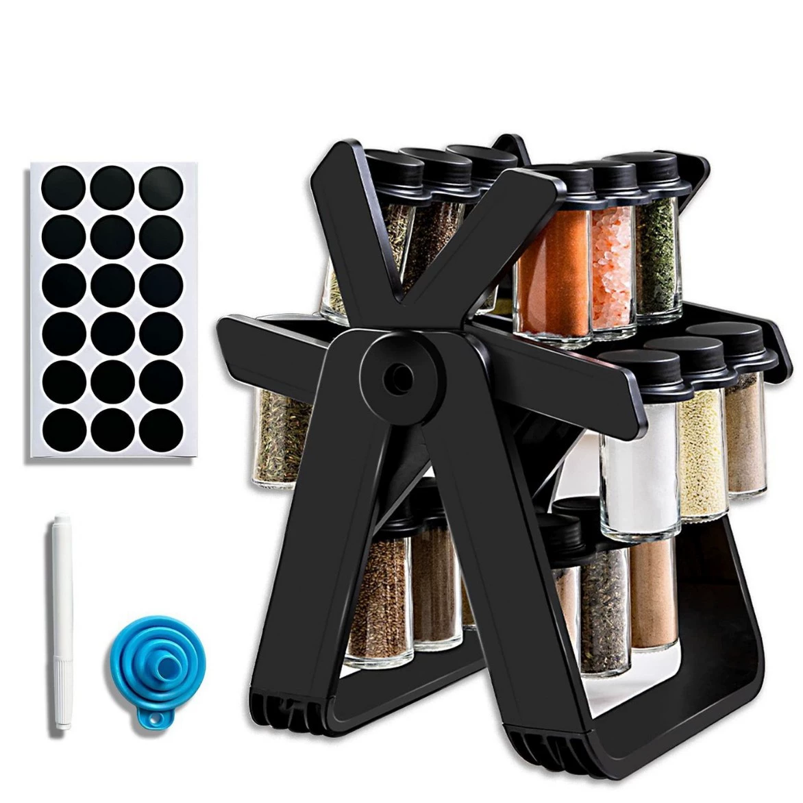 Spice Rack Storage Rack Rotating Kitchen Glass — spice rack wholesale pick on SpiceShelf