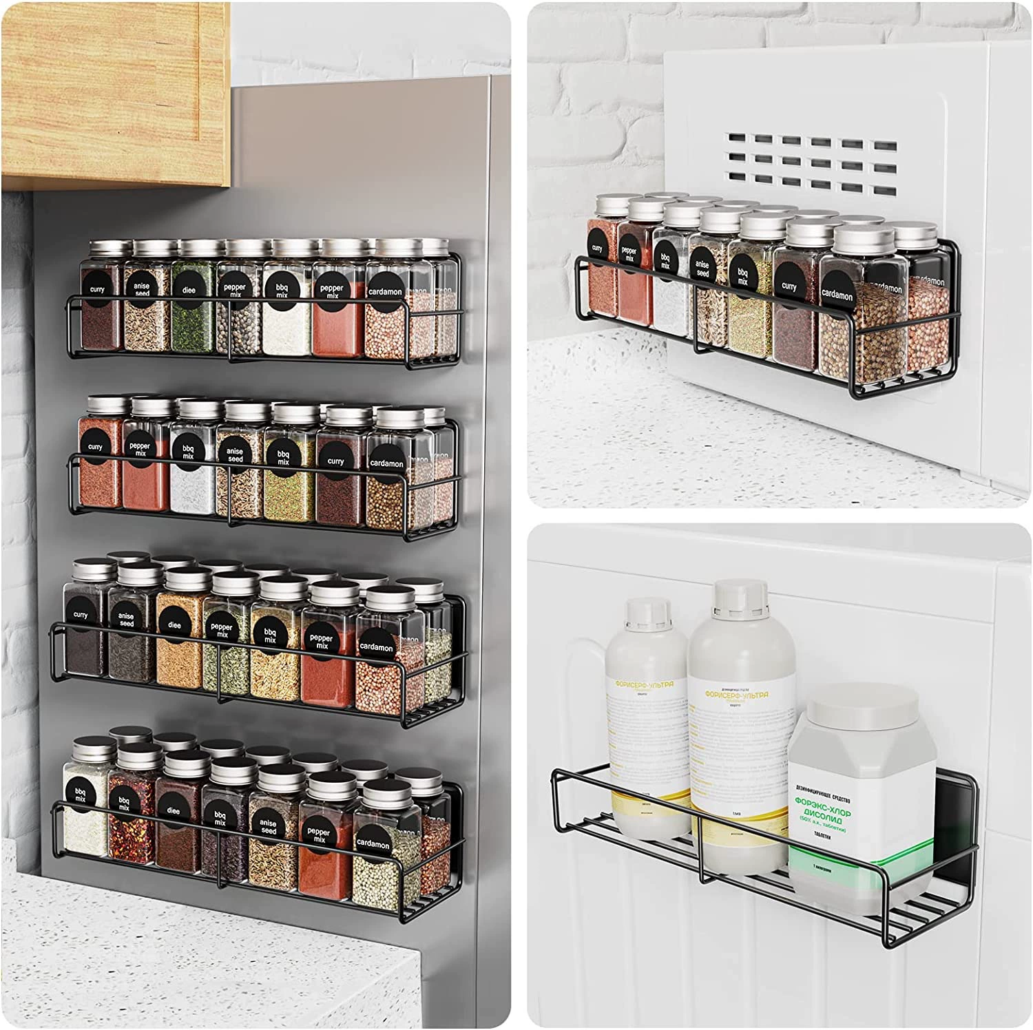 Magnetic Storage Rack Kitchen Spice — spice rack wholesale pick on SpiceShelf