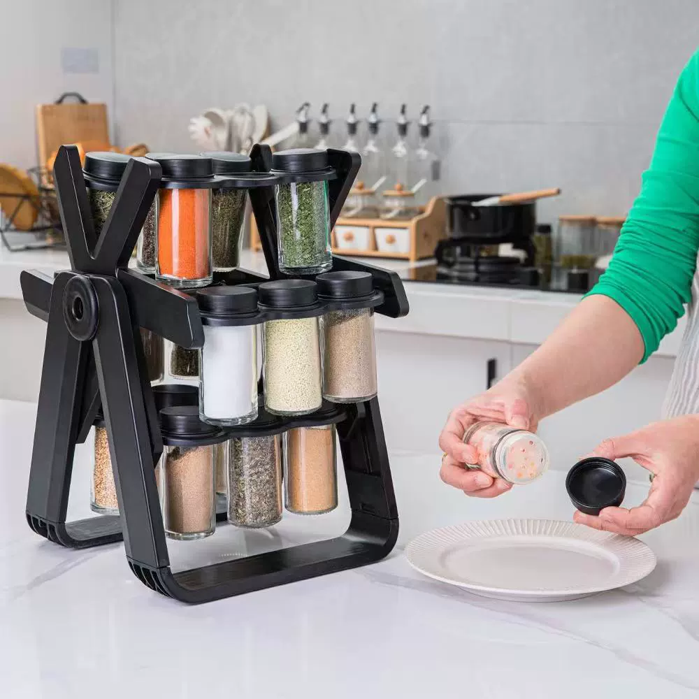 Spice Rack Shelf Rack Rotating Kitchen Glass — spice rack wholesale pick on SpiceShelf