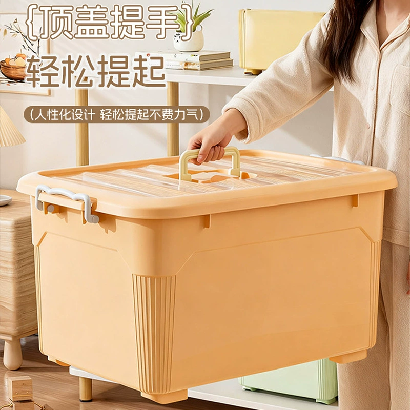 Storage Bin Oversized Plastic Wheeled Large — spice rack wholesale pick on SpiceShelf